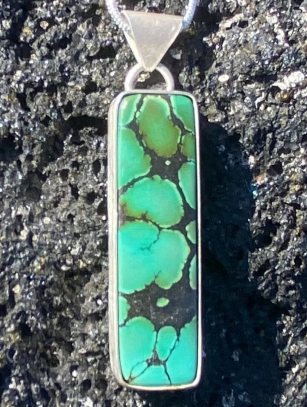 Bao Canyon Turquoise Pendant Sterling Silver